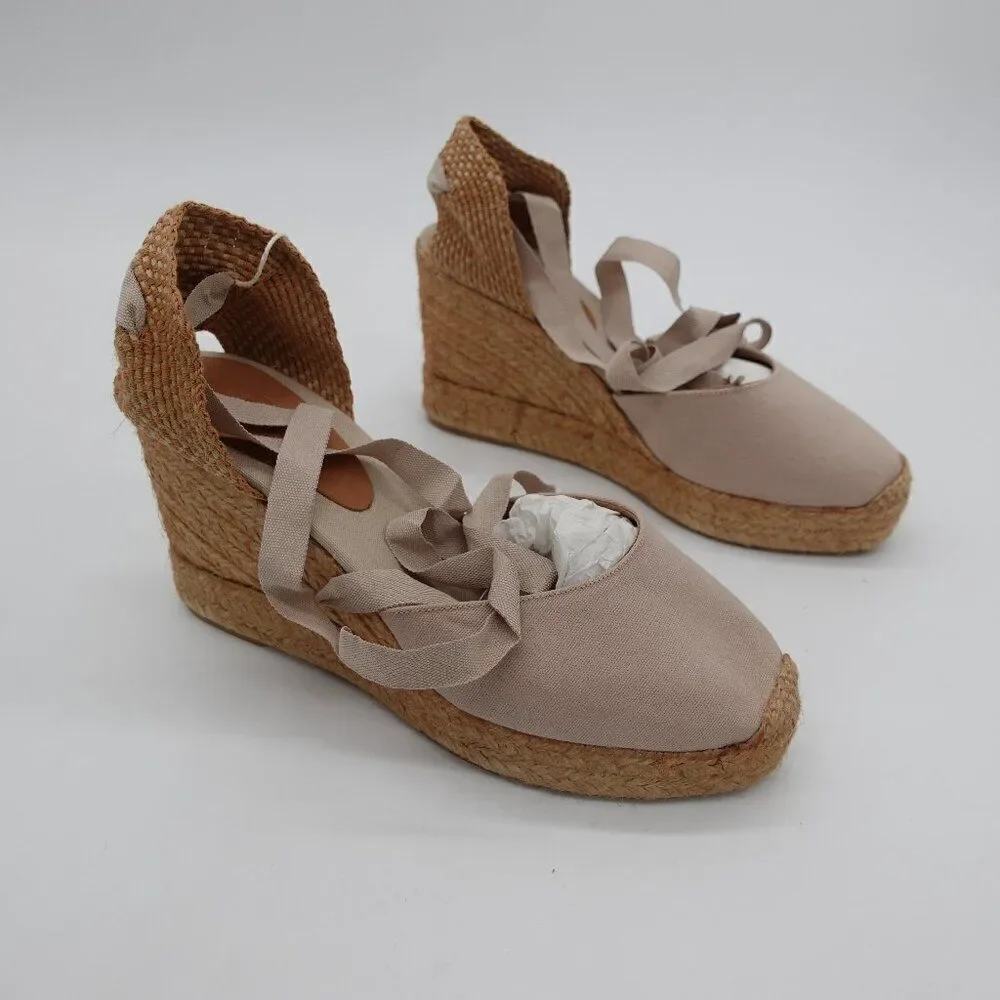 8 BY YOOX WOMEN ESPADRILLE WEDGE SHOES - BNIB